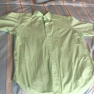 Ralph Lauren short sleeve button up shirt size L